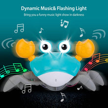 Load image into Gallery viewer, Crawling Crab Baby Toy with Music and LED Light
