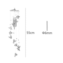 Load image into Gallery viewer, Creative Antique Wind Bells Door Hanging Home Decor Silver Wind Chimes Outdoor Yard Garden Tubes Bells Wall Hanging Home Decor Decoration Wind Chimes For Garden Gift Photography Prop