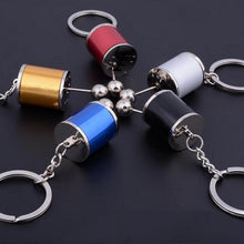 Load image into Gallery viewer, Creative Auto Part Model Gear Box Keychain Six-speed Manual Transmission Shift Lever Keyring Key Chain Free Shift Colors Keyring Turbo Keychains Gear Head Key Chain Wave Box Ornaments