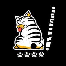 将图片加载到图库查看器,Creative Cat Moving Tail Paws Car Stickers Windshield Rear 3D Window Wiper Cartoon Car Decal Stickers Funny Car Decals and Stickers Cartoon Funny Cat Moving Tail Stickers Windshield Wiper Decals Exterior Accessories for Cars Windshield Wiper Decals