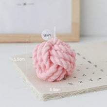 Load image into Gallery viewer, Creative Handmade Wool Ball Candle Scented Candle Hand Poured Scented Handmade Candle Decorative Candle For Bedroom Bathroom Aromatherapy Candle Gift Box Essential Oil Scented Candle Home Decoration