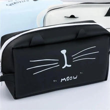 Load image into Gallery viewer, Creative Leather Black Large Capacity Pencil Pouch For Students Unique Colors Stationery Office Pencil Cases