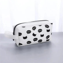 Load image into Gallery viewer, Creative Leather Black Large Capacity Pencil Pouch For Students Unique Colors Stationery Office Pencil Cases