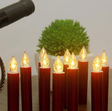 Load image into Gallery viewer, Creative LED Candle Lamp Simulation Flame Tea Light Home Birthday Christmas Candle Battery Operated Flameless LED Candles Lights Ideal For Thanksgiving Table Christmas Home Dec Party Wedding Candles Safety Home Decoration