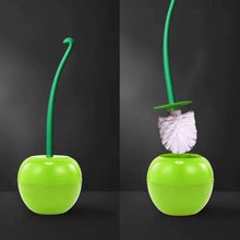 Load image into Gallery viewer, Creative Lovely Cherry Shape Lavatory Brush Toilet Brush And Holder Set Cleaning Bathroom Toilet Accessories Cherry Shape Toilet Brush Standing Toilet Brush Set Compact Household Bathroom Cherry Toilet Brush