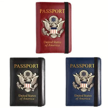将图片加载到图库查看器,Creative Passport Holder Cover With 3D Metal Badge