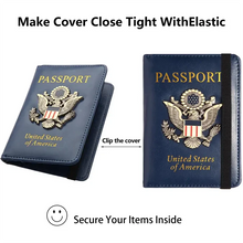 将图片加载到图库查看器,Creative Passport Holder Cover With 3D Metal Badge