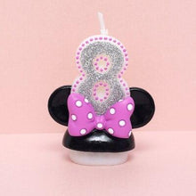 Load image into Gallery viewer, Creative Scented Birthday Weddings Art Candles Digits Cartoon Flameless Candle Cake for Children Gifts Happy Birthday Decoration Children Cute Birthday Cake Candle Party Cake Decoration