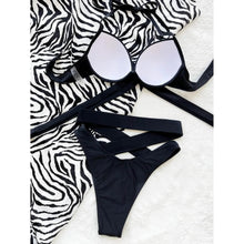 将图片加载到图库查看器,Criss Cross Wrap Push Up Bikini Swimsuit