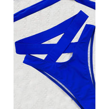 将图片加载到图库查看器,Criss Cross Wrap Push Up Bikini Swimsuit