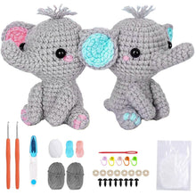 Load image into Gallery viewer, Crochet Kit for Beginners DIY Knitting Supplies