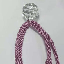 将图片加载到图库查看器,Crystal Bead Curtain Tieback Bling Diamond Bandage Rope Accessories Curtains Holder Buckle Tie Home Decorative Tieback Flower Curtain Clips Buckle with Stretchy Wire Rope For Home Office Decoration