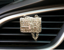 将图片加载到图库查看器,Crystal Bling Sparking Car Fragrance Diffuser Air Freshener Bling Car Accessories Girls Purse High Heel Car Air Freshener Auto Outlet Perfume Clip Car Scent Diffuser Elegant Perfume Clip Diamond Crown Car Aromatherapy Car Decoration