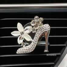 将图片加载到图库查看器,Crystal Bling Sparking Car Fragrance Diffuser Air Freshener Bling Car Accessories Girls Purse High Heel Car Air Freshener Auto Outlet Perfume Clip Car Scent Diffuser Elegant Perfume Clip Diamond Crown Car Aromatherapy Car Decoration