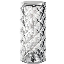 Load image into Gallery viewer, Crystal Diamond Rose Table Lamp