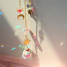 Load image into Gallery viewer, Crystal Dream Wind Chimes Dream Catcher Gifts Wall Hanging Home Decoration Window Wind Spinner OrnamentFor Bedroom Living Room Decoration Creative Girls Gifts Photography