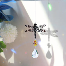 Load image into Gallery viewer, Crystal Garden Sun-catcher Hanging Crystals Prisms Ornament For Window Glass Chandelier Solar Hummingbird Owl Wind Chimes Rainbow Chaser Garden Hanging Curtain Pendant Home Decor Gift Boxed Sun Catcher Gift Idea For Mom Friends Grandma Hummingbird