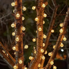 Load image into Gallery viewer, Crystal Globe Solar String Lights