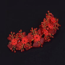 Load image into Gallery viewer, Crystal Pearl Hair Belt Wedding Bridal Hair Ornaments Hair Jewelry Decorations for Brides Wedding Gorgeous Hair Accessories For Women