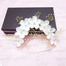 Load image into Gallery viewer, Crystal Pearl Hair Belt Wedding Bridal Hair Ornaments Hair Jewelry Decorations for Brides Wedding Gorgeous Hair Accessories For Women