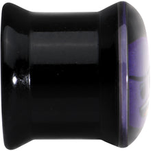 将图片加载到图库查看器,7/16 Licensed Purple Devil emoji Acrylic Double Flare Plug Set