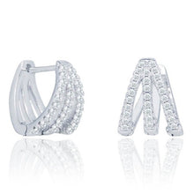 Load image into Gallery viewer, Cubic Zirconia Claw Design Earrings