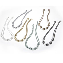Load image into Gallery viewer, Curtain Tie Backs Rope Curtain Tiebacks With Bling Crystal Beads Curtain Decor Accessories Clips Curtain Holders For Drape Durable Tie Backs Drapery Holdbacks Holder For Window Curtain Panels Drapes Home Decor