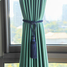 将图片加载到图库查看器,Curtain Tiebacks Tassel Curtain Clips Rope Curtain Tie Backs Holdbacks Decorative Curtain Holder Accessories For Drape Curtain Holdbacks Braided Buckle Home Decorative Window Drapery Ball Tassels Tieback 50cm