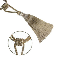 将图片加载到图库查看器,Curtain Tiebacks Tassel Curtain Clips Rope Curtain Tie Backs Holdbacks Decorative Curtain Holder Accessories For Drape Curtain Holdbacks Braided Buckle Home Decorative Window Drapery Ball Tassels Tieback 50cm