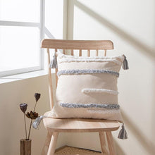 Load image into Gallery viewer, Cushion Cover Cotton Linen Pillowcase Tufted Beige Decorative Fashionable Cotton Hand-Woven Throw Pillow Covers Tufted Pillow Covers Bedroom Throw Pillow Cushion For Bed Home