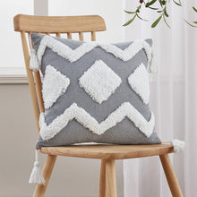 Load image into Gallery viewer, Cushion Cover Cotton Linen Pillowcase Tufted Beige Decorative Fashionable Cotton Hand-Woven Throw Pillow Covers Tufted Pillow Covers Bedroom Throw Pillow Cushion For Bed Home
