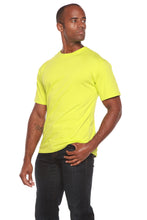 将图片加载到图库查看器,Custom Printed Men's Bamboo Viscose/Organic Cotton Short Sleeve T-Shirt