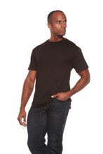 将图片加载到图库查看器,Custom Printed Men's Bamboo Viscose/Organic Cotton Short Sleeve T-Shirt
