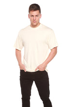 将图片加载到图库查看器,Custom Printed Men's Bamboo Viscose/Organic Cotton Short Sleeve T-Shirt