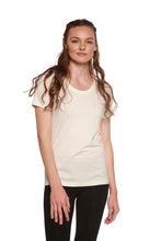 Load image into Gallery viewer, Custom Printed Women's Bamboo/Cotton Short Sleeve Scoop Neck Graphic T-Shirt