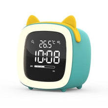 将图片加载到图库查看器,Cut Digital Alarm Clock Cartoon Night Light Desk Alarm Clock Cute Toddler Alarm Clock Dimming Sleep Training Clock with Night Light Kids Wake Up Clock USB Rechargeable Easy Setting Kids Clocks for Bedrooms Rechargeable Battery Christmas gift for Kids