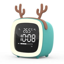 将图片加载到图库查看器,Cut Digital Alarm Clock Cartoon Night Light Desk Alarm Clock Cute Toddler Alarm Clock Dimming Sleep Training Clock with Night Light Kids Wake Up Clock USB Rechargeable Easy Setting Kids Clocks for Bedrooms Rechargeable Battery Christmas gift for Kids