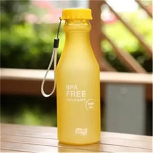 Load image into Gallery viewer, Cute 550ML Candy Color Free Water Bottles Leak-proof Drinking Cup Kettle Outdoor Sports Water Bottle for Travel Running Camping