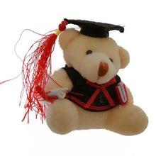 将图片加载到图库查看器,Cute And Charming 9cm Lovely Bear Plush Doll with Graduation Outfit, Realistic Stuffed Baby Doll Teddy Plush Toy for Children and Adult Gift