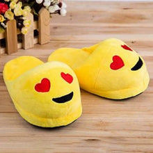 Load image into Gallery viewer, Cute And Fun Plush Emoji Slippers