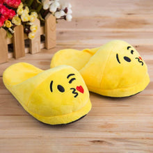 Load image into Gallery viewer, Cute And Fun Plush Emoji Slippers