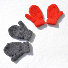 Load image into Gallery viewer, Cute Baby Colorful Thick Warm Gloves For Kids Classic Full Finger Mittens Soft Comfortable Winter Gloves For Children