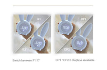 将图片加载到图库查看器,Cute Bunny Ear LED Digital Alarm Clock Electronic Kids Alarm Clock for Kids Children's Alarm Clocks for Girls Boys Bedroom Night Light for Kids Touch Control and Snoozing with USB Sound Control Rabbit Night Lamp Desk Clock Home Decoration