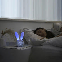 将图片加载到图库查看器,Cute Bunny Ear LED Digital Alarm Clock Electronic Kids Alarm Clock for Kids Children's Alarm Clocks for Girls Boys Bedroom Night Light for Kids Touch Control and Snoozing with USB Sound Control Rabbit Night Lamp Desk Clock Home Decoration