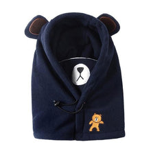 Load image into Gallery viewer, Cute Cartoon Children Winter Animal Bear Ski Masks Hats Kids Baby Thermal Fleece Balaclava Face Beanies Warmer Skellies Hats Kids Winter Fleece Warmer Balaclava Cap Thermal Tactical Military Helmet Windproof Full Face Mask Cover Ski Beanies