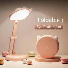 Load image into Gallery viewer, Cute Cat LED Table Lamp Children Study Eye Protection Desk Lamp 3600/6400mAh Long Battery Life Smart Bedroom Night Lamp Decorative Table Lamp Cute Study Lamps for Bedroom Décor