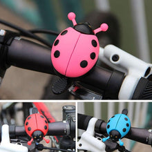 Load image into Gallery viewer, Cute Mini Lovely Beetle Cartoon Ring Bicycle Bell Ring Aluminum Alloy Bike Bell For Cycling Bike Bell Ride Horn Alarm Kid Funny Ladybug Cycling Ride Bike Ring Bell Bike Bells Suitable For Folding Bike Bicycle Horn Loud Sound