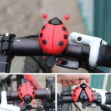 Load image into Gallery viewer, Cute Mini Lovely Beetle Cartoon Ring Bicycle Bell Ring Aluminum Alloy Bike Bell For Cycling Bike Bell Ride Horn Alarm Kid Funny Ladybug Cycling Ride Bike Ring Bell Bike Bells Suitable For Folding Bike Bicycle Horn Loud Sound