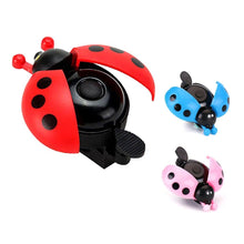 Load image into Gallery viewer, Cute Mini Lovely Beetle Cartoon Ring Bicycle Bell Ring Aluminum Alloy Bike Bell For Cycling Bike Bell Ride Horn Alarm Kid Funny Ladybug Cycling Ride Bike Ring Bell Bike Bells Suitable For Folding Bike Bicycle Horn Loud Sound