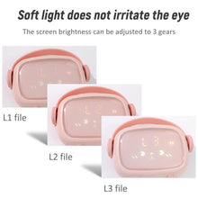 Load image into Gallery viewer, Cute Night Light Alarm Clock Timing Countdown Alarm Clock Kids Alarm Clock Pink for Girls Bedroom Ok to Wake Children's Sleep Trainer Wake Up Light & Night Light LED Smart Kids Alarm Clock Night Light For Home Decor